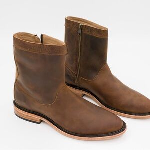 Rhodes Roper Zip Boot in Hickory